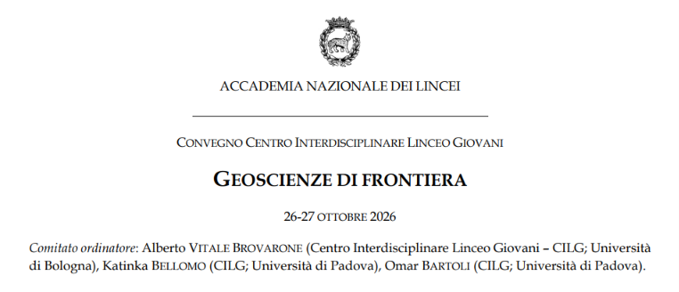 Convegno: geoscienze di frontiera. 
